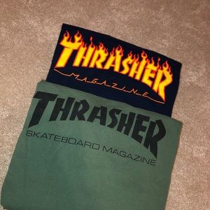 2 Thrasher Magazine T-shirts XL